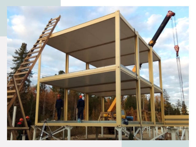 Строительство модульных здания Кингисепп