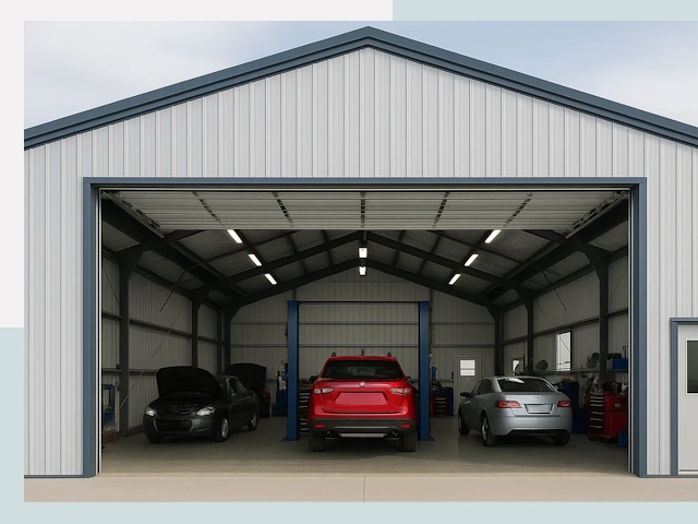 Ангары из сэндвич панелей от 623 руб. в Кингисепп