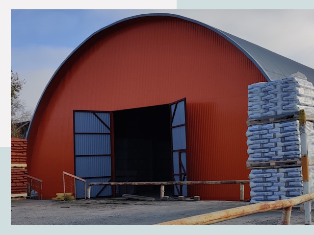 Полукруглые ангары по цене от 623 руб. в Кингисепп