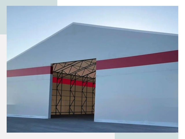 Быстровозводимые ангары в Кингисеппе