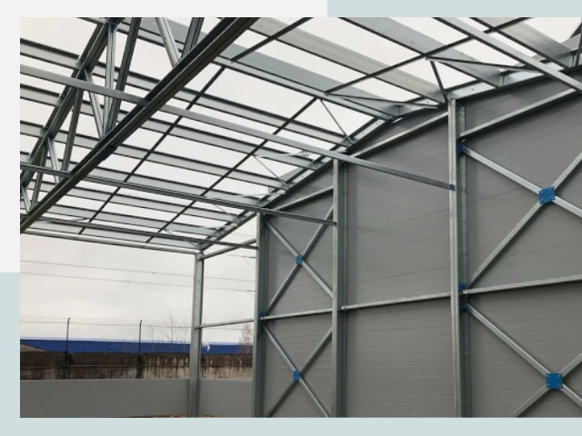 Каркасные ангары от СтальСтрой-Кгп по цене от 623 руб.