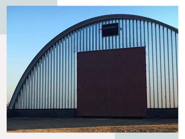 Бескаркасные ангары в Кингисеппе