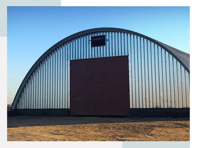 Арочные ангары в Кингисеппе