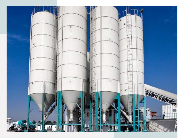 Строительство цементных силосов в Кингисеппе
