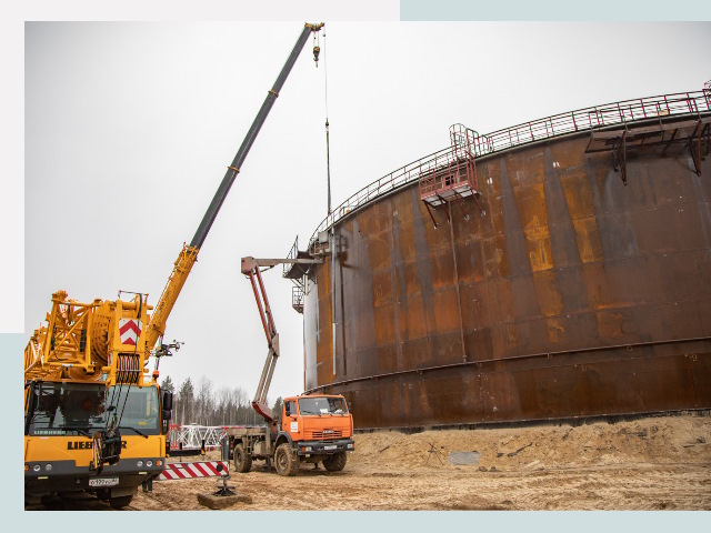 Монтаж резервуаров в Кингисеппе от 623 руб. за м³