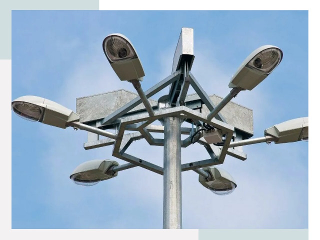 Монтаж осветительных мачт в Кингисеппе