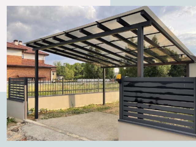 Металлические навесы в Кингисепп от 623 руб. за м²