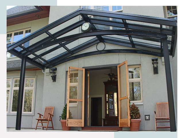 Козырьки металлические в Кингисеппе