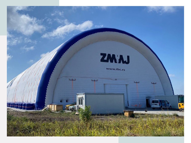 Брендирование ангаров в Кингисеппе