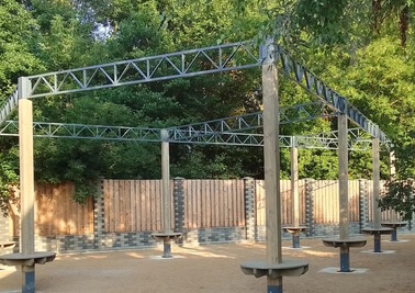 Терраса из металлоконструкций под ключ, проектирование, изготовление и монтаж от СтальСтрой-Кгп